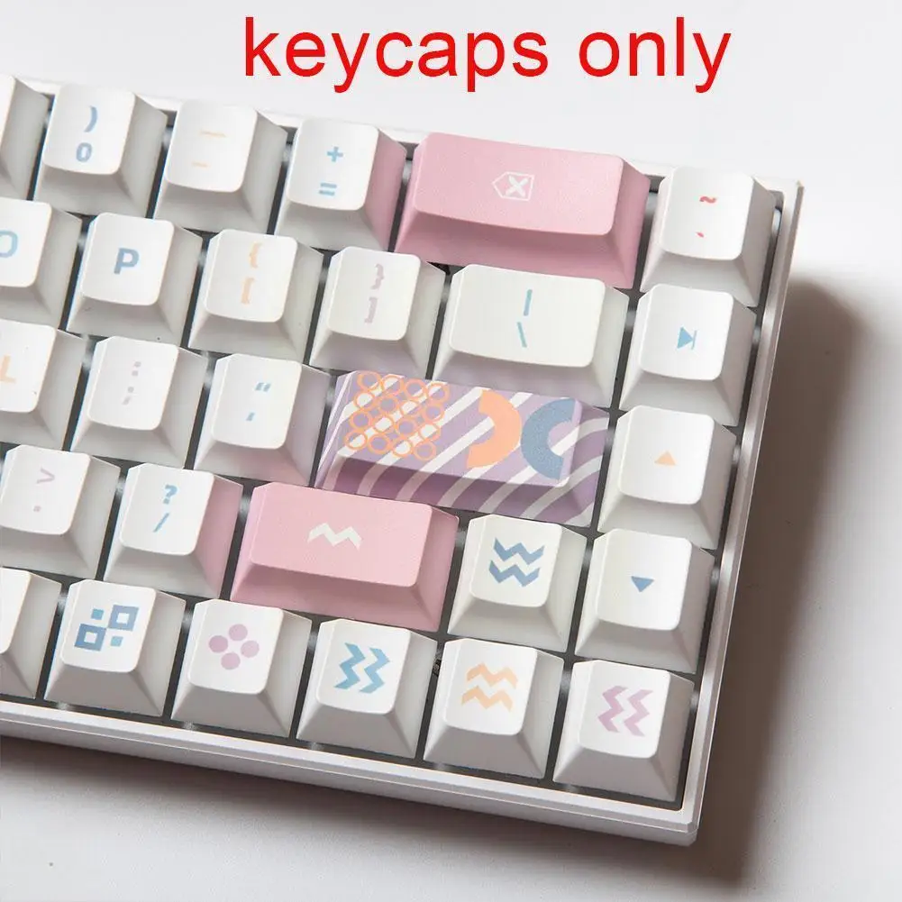 

Keycaps Pbt Sublimation Girl Cute Kawaii Keycap 84 Birthday 68 87 96 Gift 64 Girl 980 M3x7