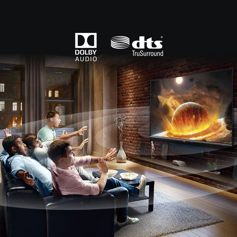 Телевизор 43‘’ Skyworth 43Q20 4K AI smart tv Android 9 0 полный экран официальный 2 ГБ + 16 Оригина 43