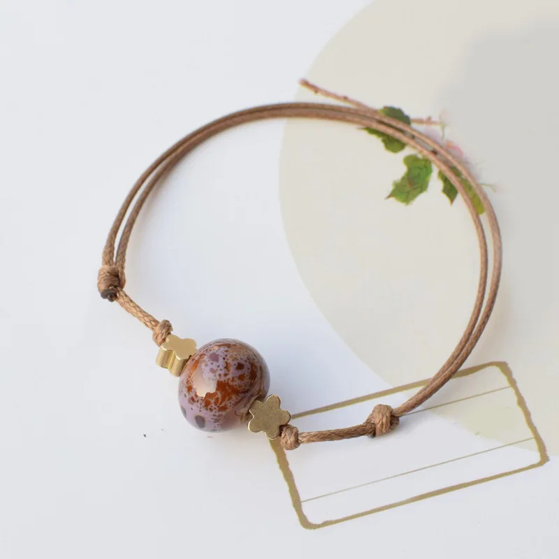 Браслет на веревочке со звездами и бусинами для мужчин женщин | Украшения