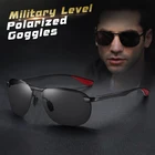 Солнцезащитные очки CoolPandas без оправы для мужчин и женщин UV-400, поляризационные аксессуары в стиле ретро, из алюминиево-магниевого сплава