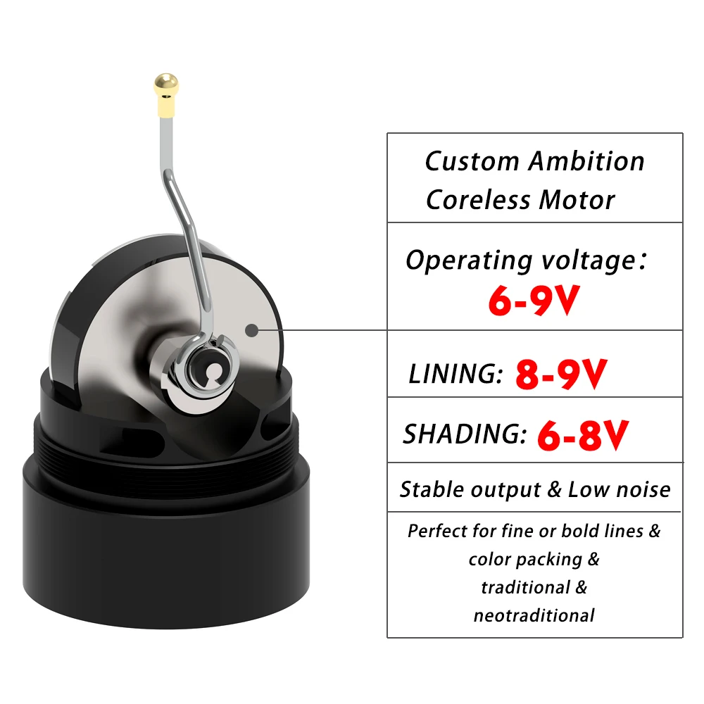 Новое поступление 2021 беспроводная тату-машинка ручка двигатель Mabuchi с