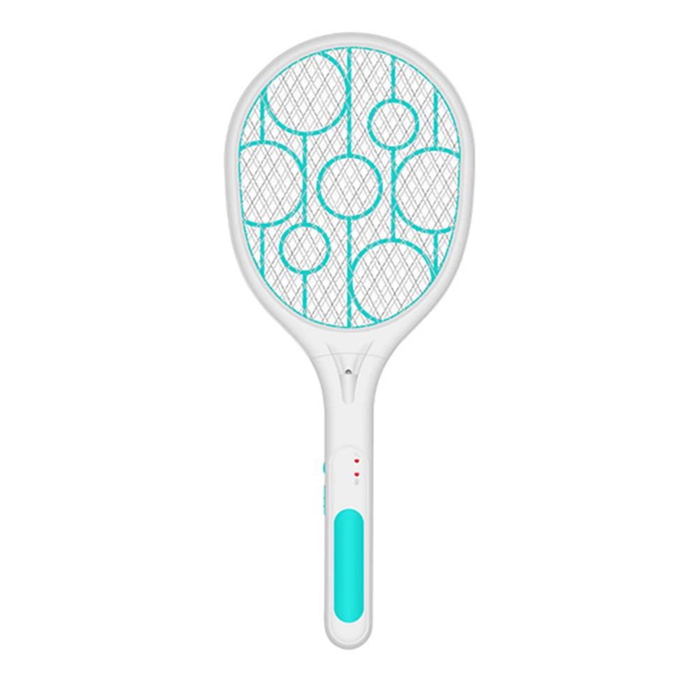 

Mosquito Swatter Killer Led Light Tennis Bat Hand-Held Racket Rechargeable Electric Fly Insect Racket Zapper Killer New