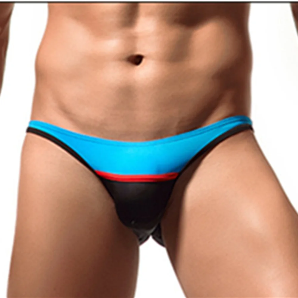 4/8 Pack Men Briefs Set Micro Pouch Underwear Low Waist Panties Ice Silk Underpants Ultra-thin U Convex Patchwork Underware |