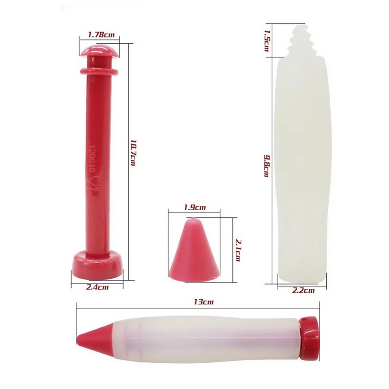 Кондитерский крем Шоколадный шприц силиконовая пластина Краска Ручка Торт