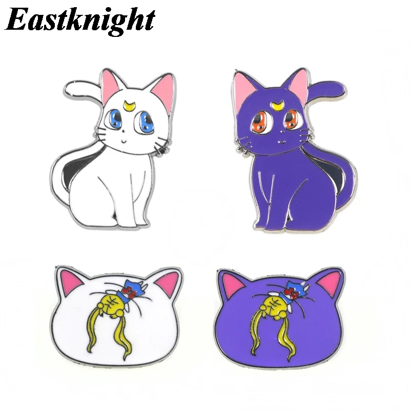K1320 оптовая продажа 20 шт./лот аниме Kawaii металлические эмалированные булавки и