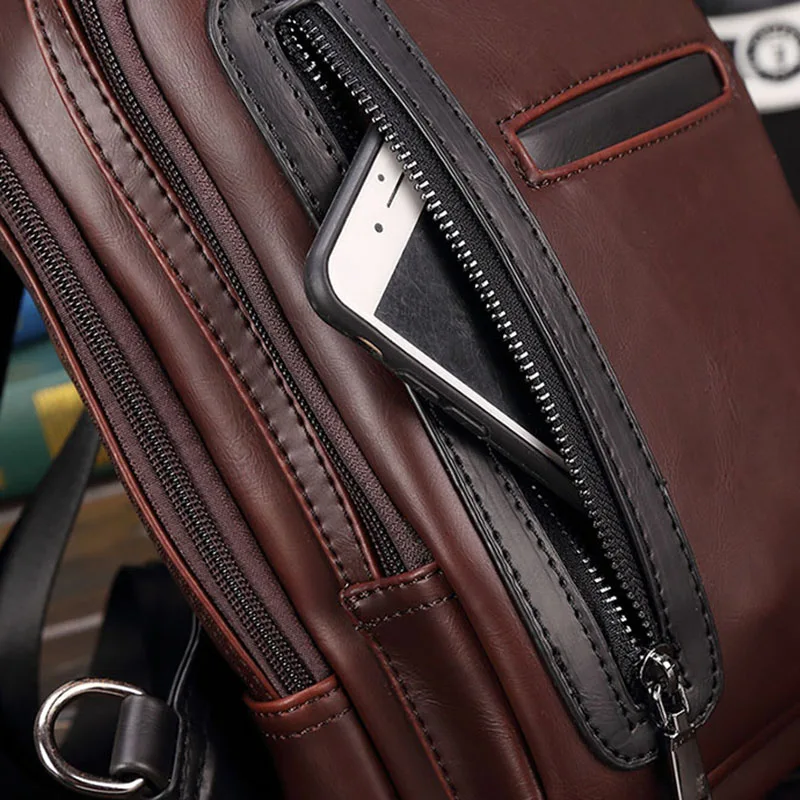 Модная мужская нагрудная сумка повседневные сумки-мессенджеры для мужчин из