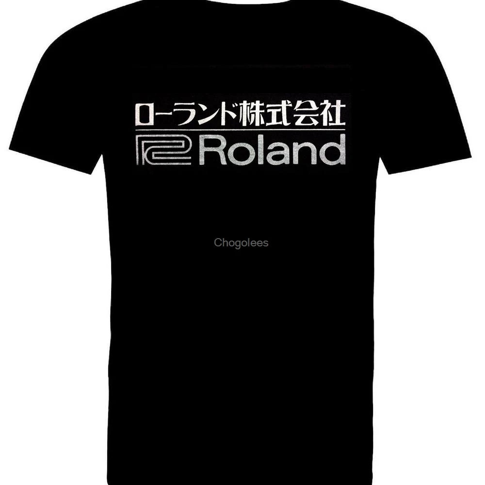 Футболка с японским логотипом Roland синтезисера 1980s | Мужская одежда