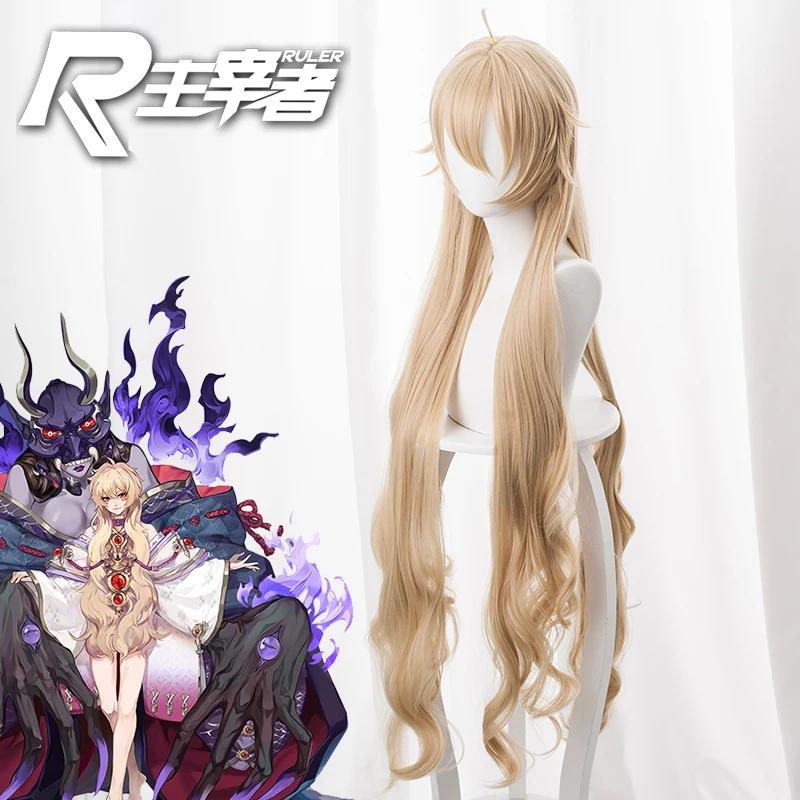 Высококачественные парики Prop! Парик для косплея Onmyoji Oura Hannya длинные вьющиеся