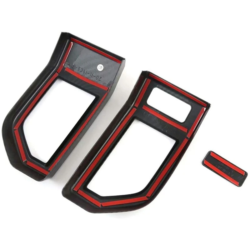 

for Ford F150 2015-2020 Car Side A/C Air Conditioner Vent Cover & Rear Trunk Door Tailgate Handle Cover Trim