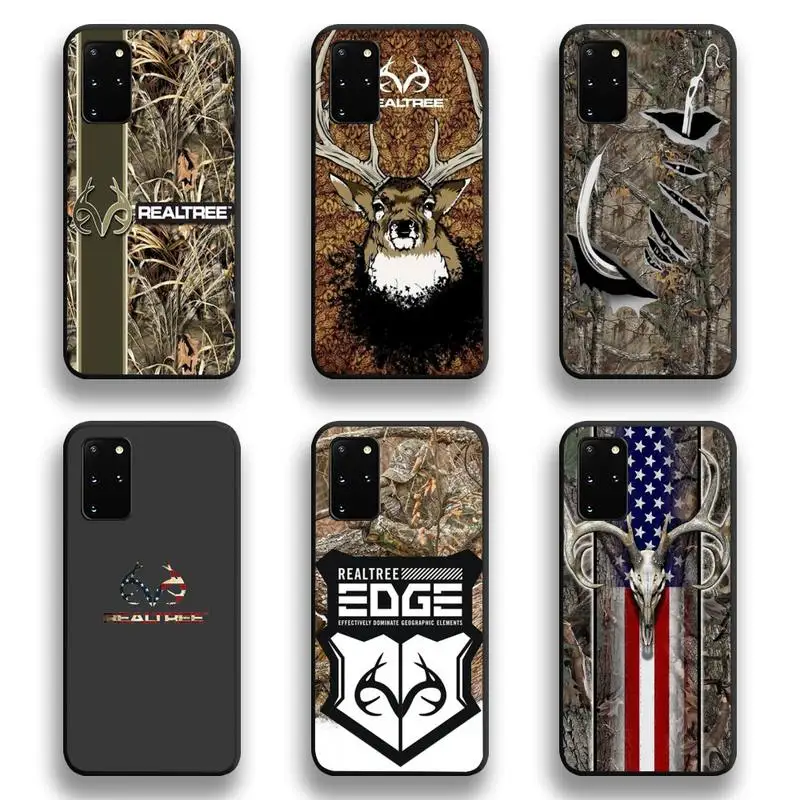 

American Camouflage Brand REALTREE Phone Case For Samsung Galaxy S20 FE plus Ultra S6 S7 edge S8 S9 plus S10 5G lite 2020