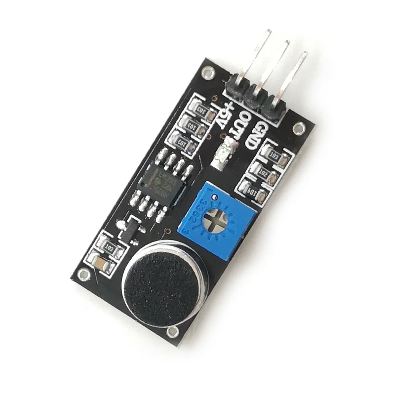 Модуль датчика обнаружения звука LM393 для Arduino Para Som конденсатор Sonido Electret модуль