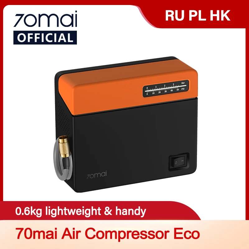  CARWEEK400 70mai автомобильный воздушный компрессор эко 70mai портативный Электрический автомобильный воздушный насос мини компрессор шин авт…