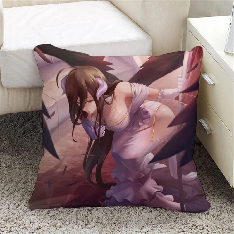 Аниме Манга Оверлорд альбедо нарберал мультфильм сглаза Двусторонняя атласная