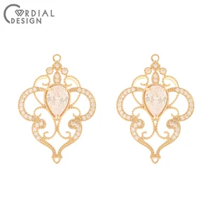 Аксессуары для ювелирных изделий Cordial Design 20 шт. 29*42 ммDIYCZ подвескиформа цветкаручная работасоединителиЮвелирная фурнитура и компоненты