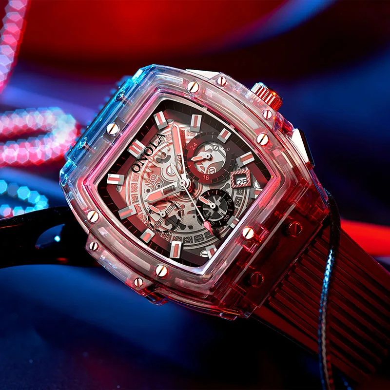 Casual Sport Watches for Men Top Brand Luxury Military Silicone Wrist Watch Male Clock Fashion Luminous Chronograph Wristwatches | Наручные