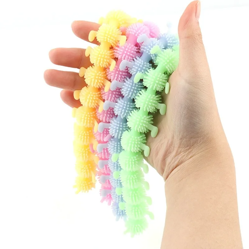 TR YK Luminous Worm Noodle Stretch String TPR Rope Anti Stress Toys String Fidget Autism Vent Toys Adults Kids Personalized Gift enlarge