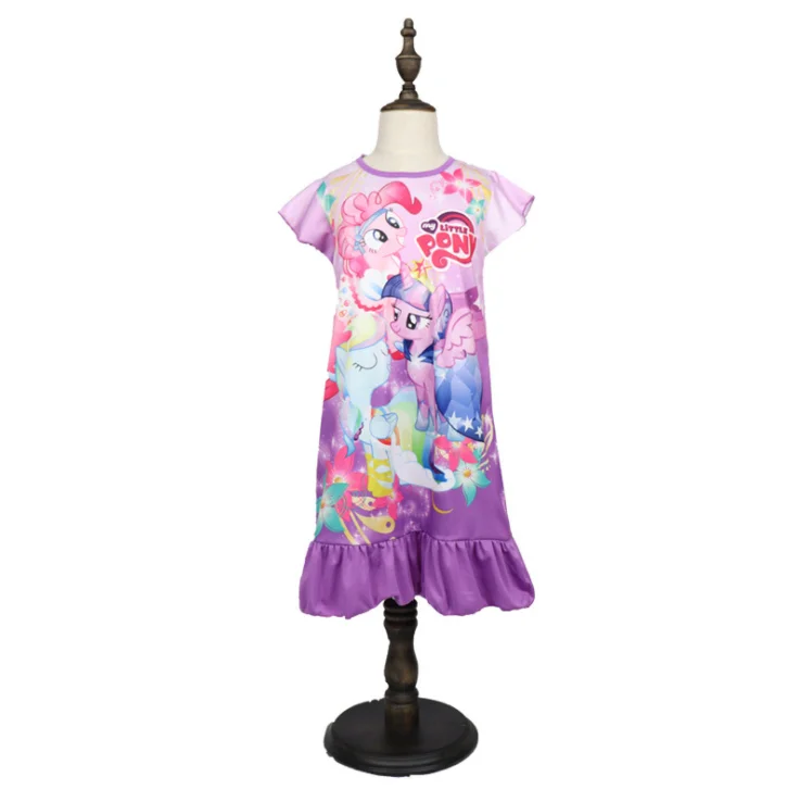Детское модное платье polaroid с пони | Детская одежда и обувь