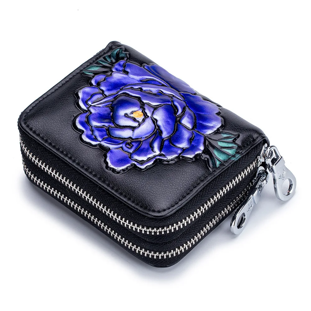 [-] Cl-7158 [Material] Split Cowhide [Color] Red Green Blue Purple | Card Stock