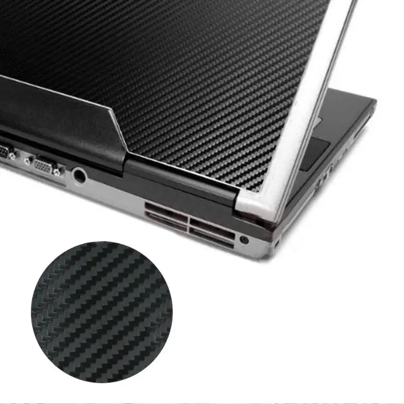 

3D Carbon Fibre Skin Decal Wrap Sticker Case Cover For 17" PC Laptop Notebook B2EF