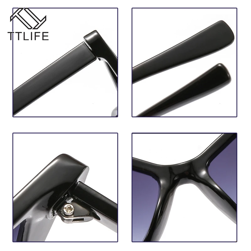 

TTLIFE 2020 Cat Eye Fashion Women Sunglasses Brand Design Lady Cateye Sun glasses UV400 Luxury Sunglass Shades Oculos de sol