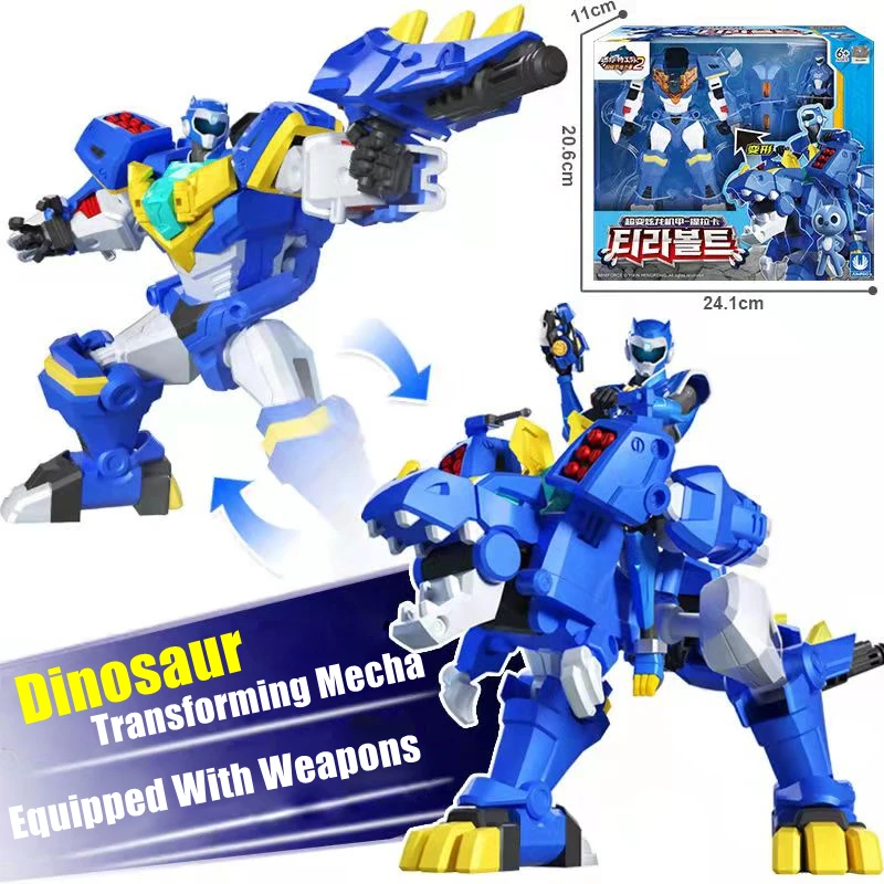 

Mini Force Super Dino Power Robot Combined Transformation Toy Action Figure MiniForce X Mecha Dinosaur Deformation Boy Kids Gift