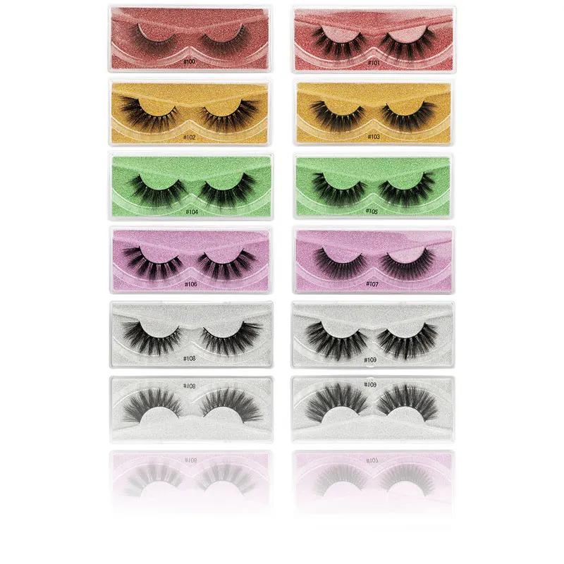 

Wholesale Eyelashes 10/20/30/40/50/70/100 pcs 3d Mink lashes Lightweight unique False Eyelash Reusable Messy Fake Lash In Bulk
