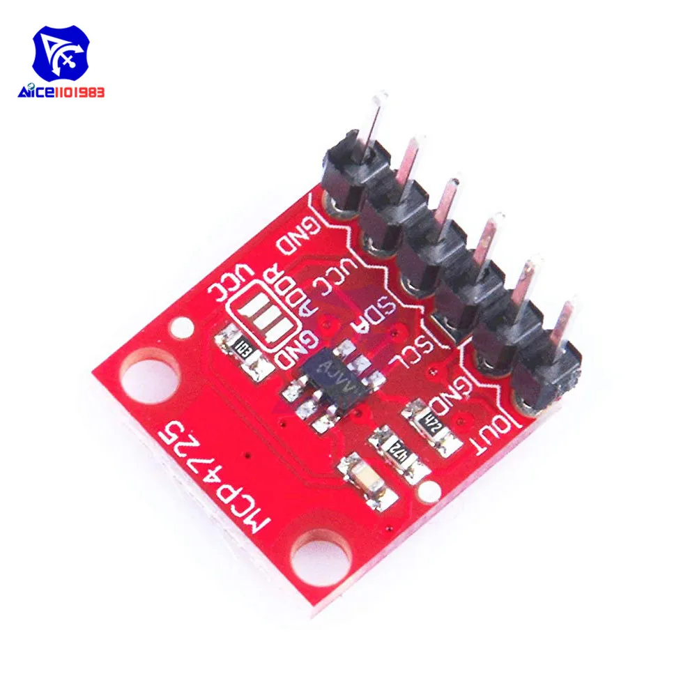 Diymore CJMCU-MCP4725 DAC плата разработки модуля прерывания 12 бит I2C IIC интерфейсный модуль