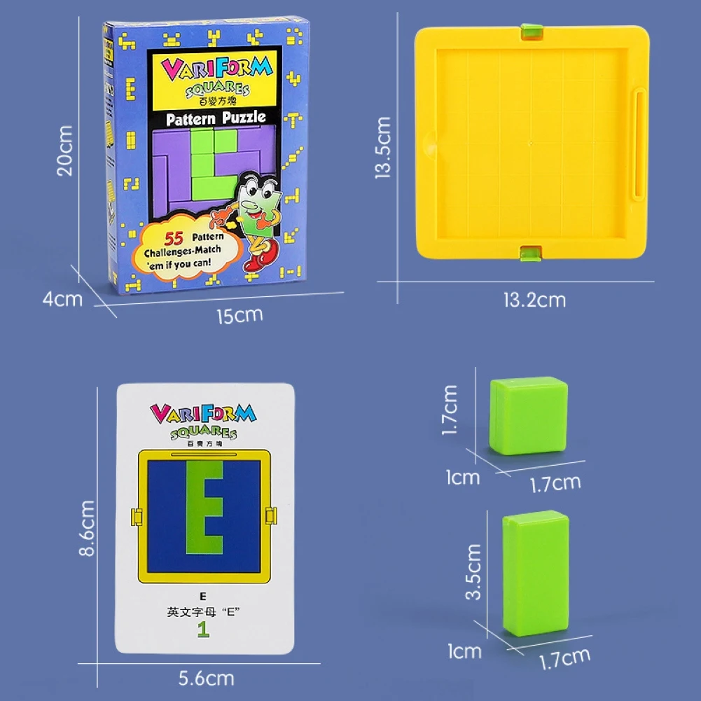 

Creative DIY Jigsaw Assembly Puzzle Building Blocks Intellectual Game Early Education Toy