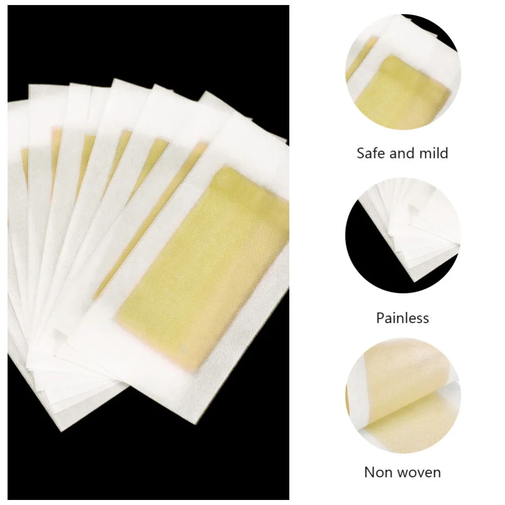 

20pcs Disposable Hair Removal Paper Face Body Leg Arm Hair Removal Wax Strips