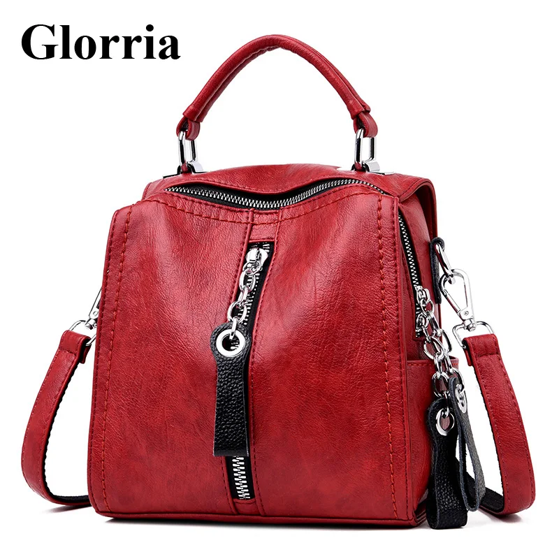 Glorria класса люкс из коровьей кожи Сумки Для женщин Сумки Дизайнерская модная сумка через плечо сумка-мешок для Для женщин многофункциональная сумка большая сумка мешок