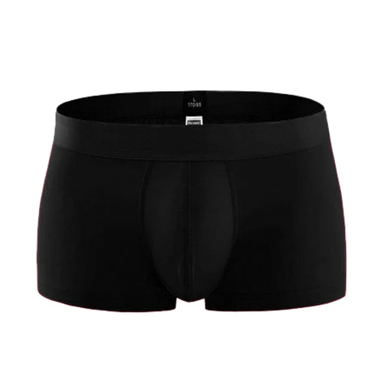 Black CXZD хлопковое дышащее Мужское нижнее белье боксеры мужские Calzoncillos трусы Ropa Interior Hombre сексуальные боксеры шорты - Цвет: Black