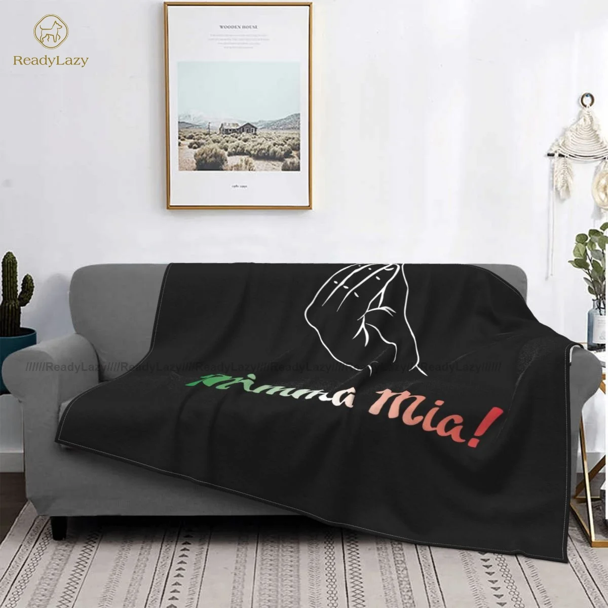 

Manta de forro polar para el padrino, colcha de viaje suave, barata, novedad