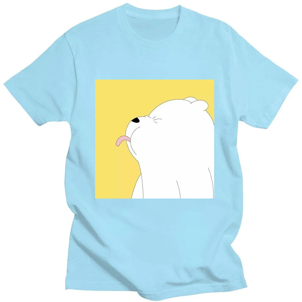 

Polar Bear Kawaii Graphic 3D Printing T-Shirt Unisex Harajuku Beautiful 14-Color Top 2021 Summer Daily Style Pure CottonT-Shirt