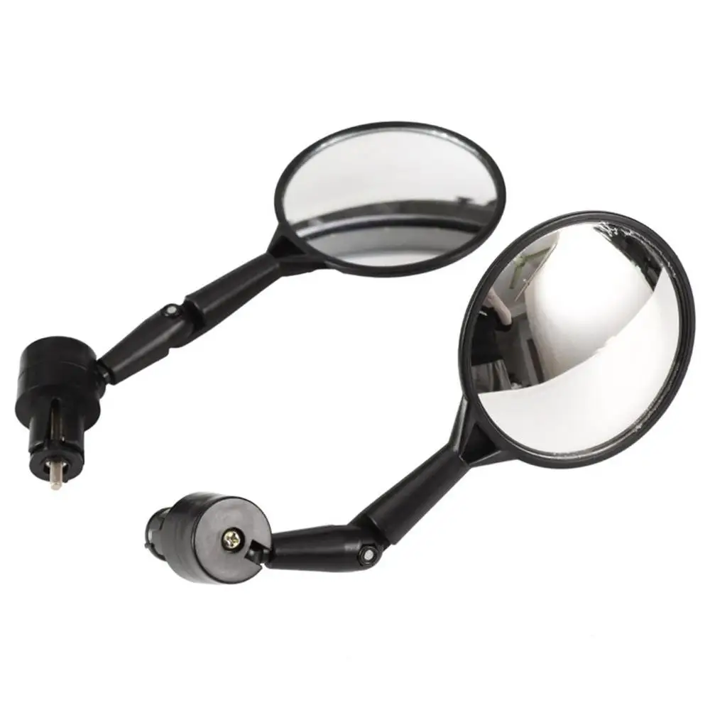 Sepeda Stang Spion Universal Gunung Sepeda Kaca Spion Wide-Angle Cermin Datar Peralatan Berkuda