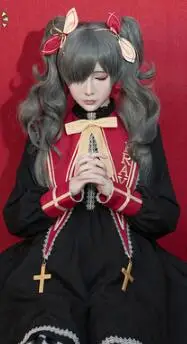 Черный дворецкий Ciel Phantomhive костюм для косплея «Лолита» платье костюмы униформа костюмы для Хэллоуина для мальчиков девочек аниме одежда cos - Цвет: costume for women