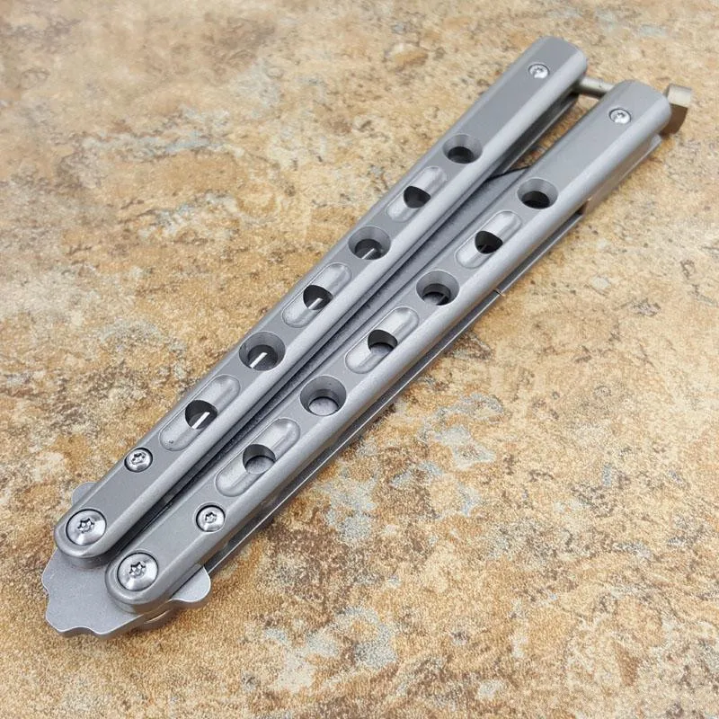 Складной карманный нож-бабочка с титановой ручкой | Инструменты