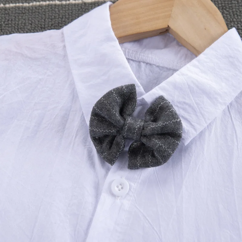 Kids Childrens Baby Suit 3Pcs/Set Kids Business Suit  jacket+ Solid Shirt+Vast Pants Set Jacket For Boys Formal Party 1-6 Age