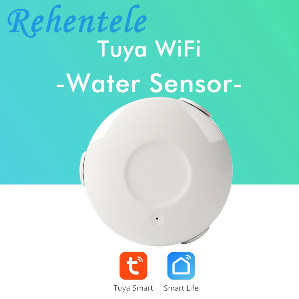 Беспроводной смарт-датчик утечки воды Tuya с Wi-Fi | Безопасность и защита