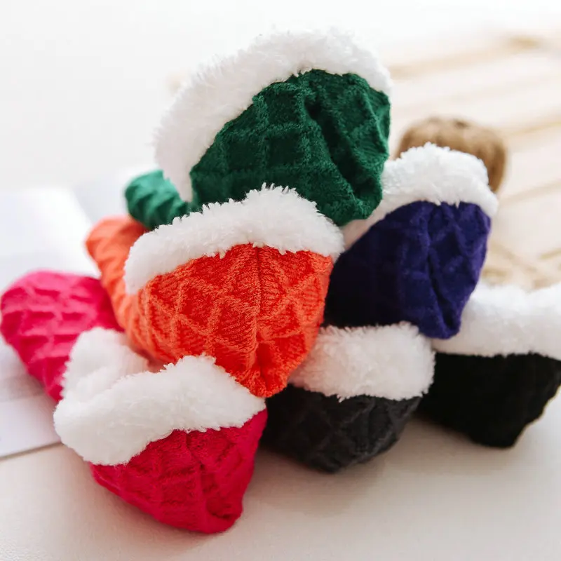 Men Women Thicken Winter Warm Wool Socks Non Slip Indoor Floor Soft Casual Slipper Hosiery Women's Warm Socks Dropshipping