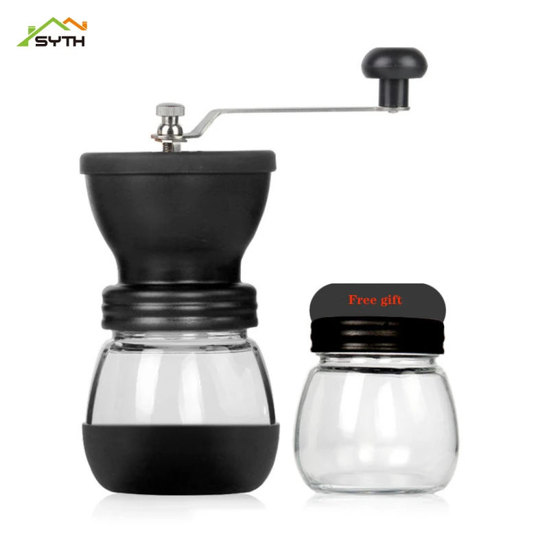 Ручная кофемолка из нержавеющей стали профессиональная для орехов бобов специй