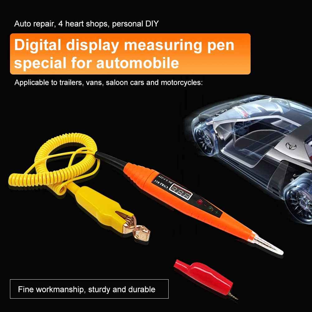 

2.5-32V Car Digital Circuit Tester Pencil Electrical Diagnostic Tool Power Probe Voltage Test