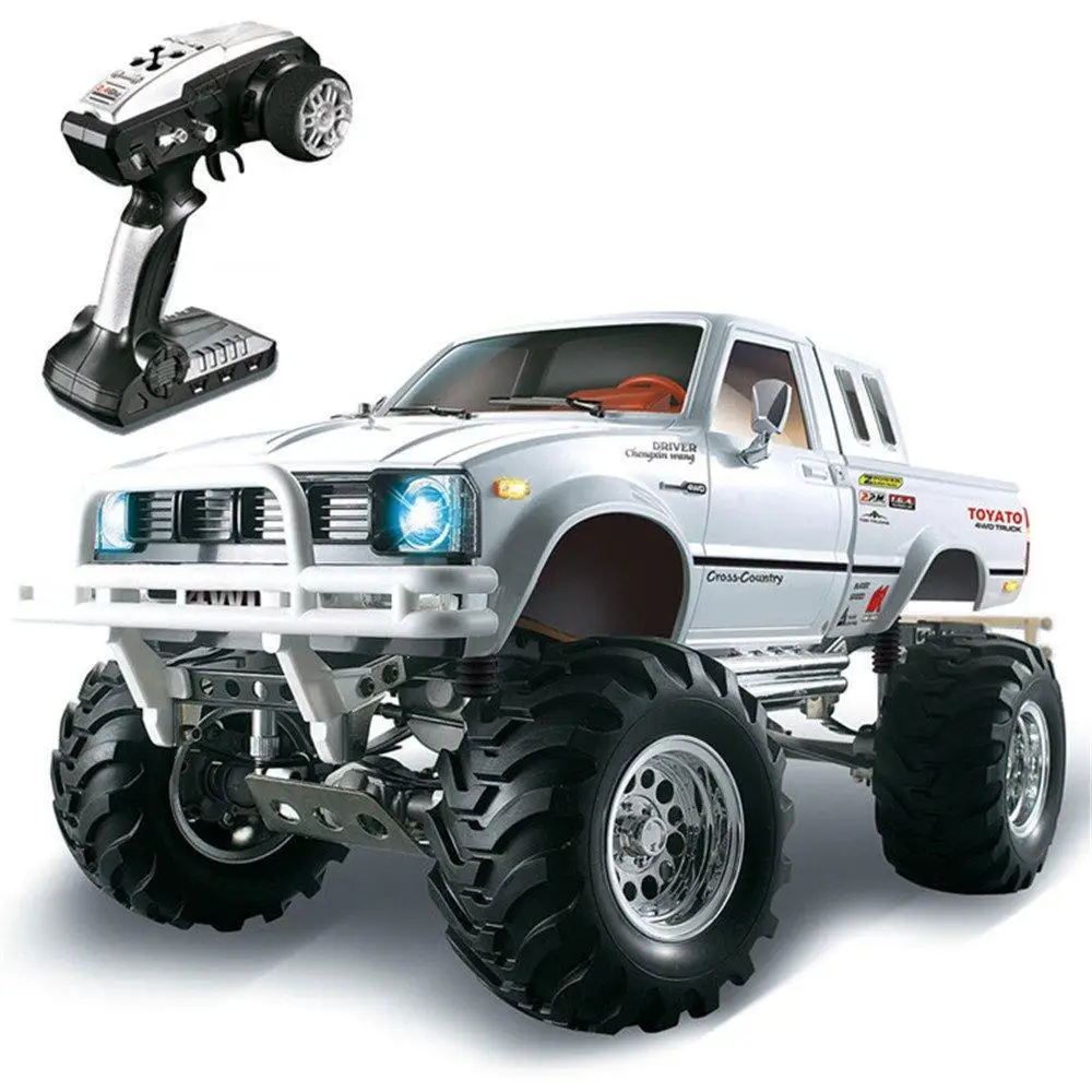 RCtown HG P407 1/10 2 4G 4WD ралли Rc автомобиль для TOYATO Металл 4X4 пикап Рок Гусеничный RTR