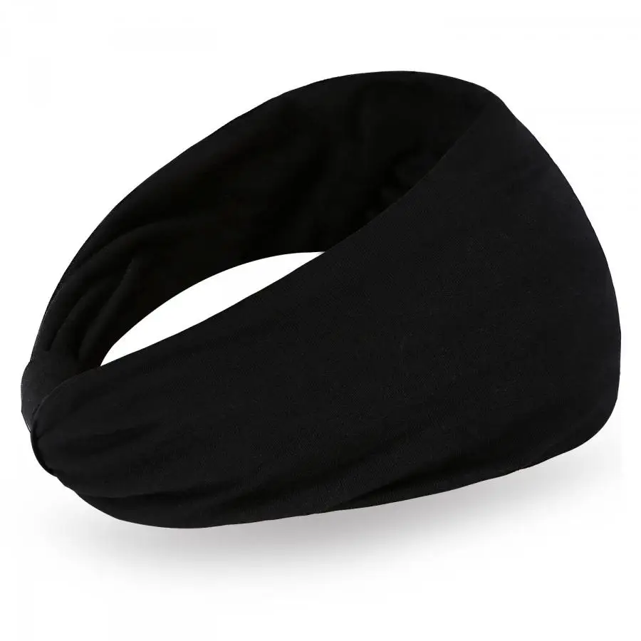 Мужская повязка на голову натуральный хлопок Широкий Эластичный Напульсник