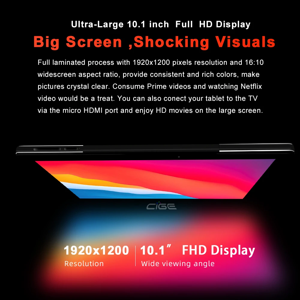Hot New Ultra Slim 10 inch Tablet PC 10 Core 6GB RAM 128GB ROM 2.5D Tempered Glass 13M Camera Android 8.0 Tablet 10.1 WiFi GPS