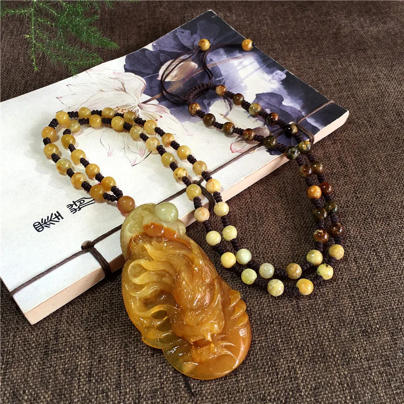 

Natural 7A xiuyu jade A Hand-Carved unique jade Chinese zodiac dragon green jade pendant gift jade necklace pendants jewelry