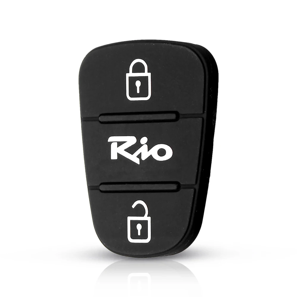 Dandkey 100pcs High Quality 3 Button Flip Car Remote Key Rubber Case Pad For Hyundai I30 IX35 Elantra Kia K2 K5 Rio Verna |
