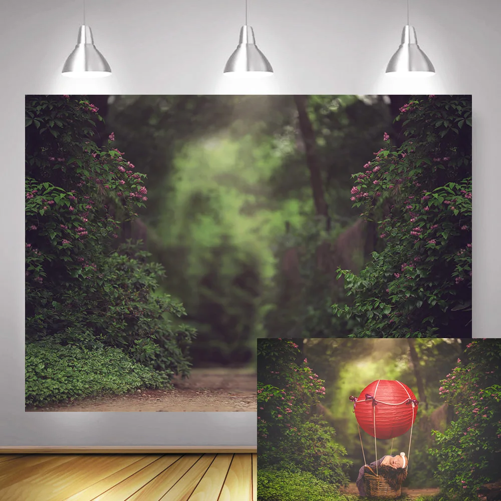 

Bokeh Fairy Tale Forest Photography Backdrop Newborn Baby Birthday Artistic Background Photo Studio Children Portrait Photocall