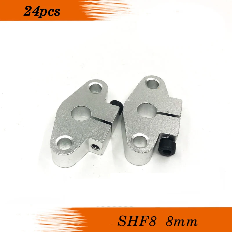 

24 шт. 3D принтер SHF8 алюминиевый стержень рельсовый вал линейный рельс Поддержка ЧПУ маршрутизатор XYZ Axiz для Reprap 3D принтер