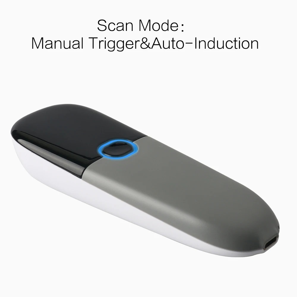 TEKLEAD Portable 1D 2D Bluetooth Wireless 2.4G Barcode Scanner Mini Pocket QR Bar Code Reader | Компьютеры и офис