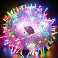 christmas outdoor string lights garland ac220v 10m 20m 30m 50m 100m waterproof led fairy light wedding party xmas holiday light